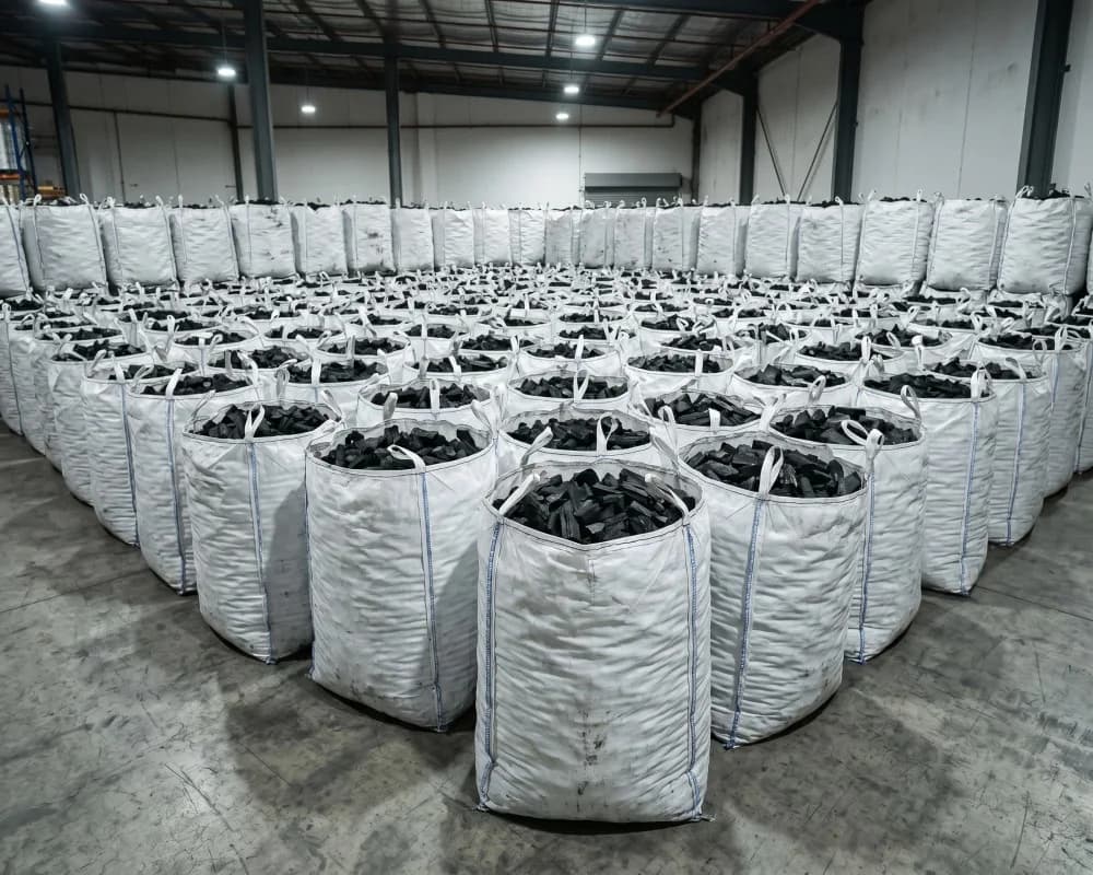 Raw material for bamboo charcoal bag production