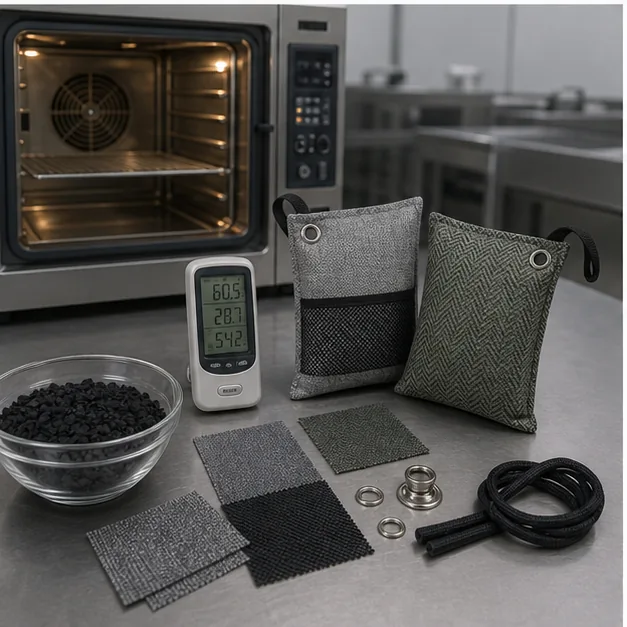 Automotive pouch materials prepared for cabin heat review