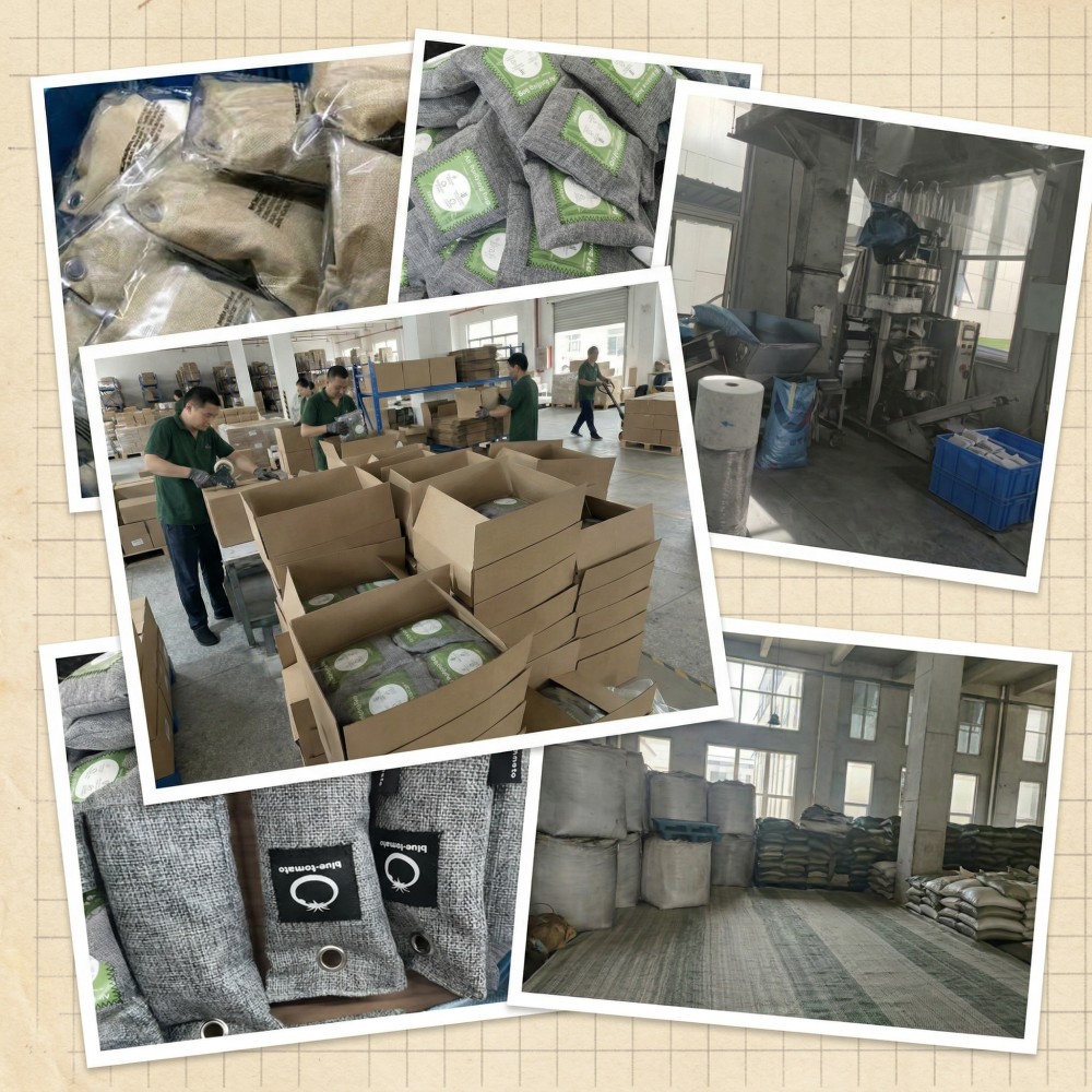 BamveraEco Aufnahmen aus Produktion, Verpackung und Materiallager