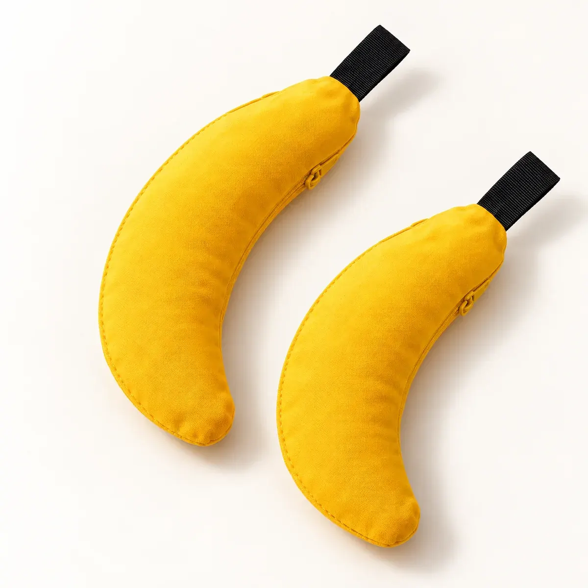 Paire d'inserts désodorisants jaunes en forme de banane