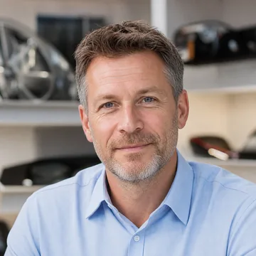 Representative portrait of a United Kingdom automotive retail category buyer