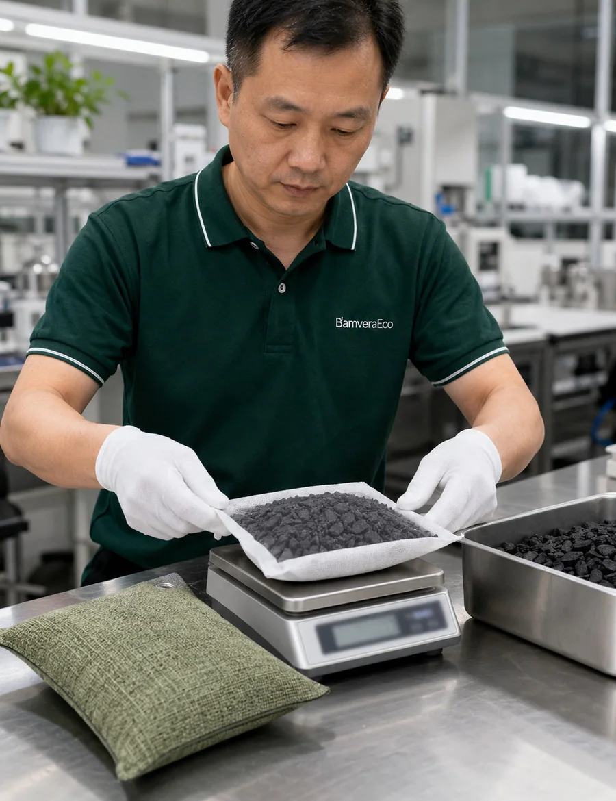 SKU & artwork setup for private-label automotive bamboo charcoal bag production