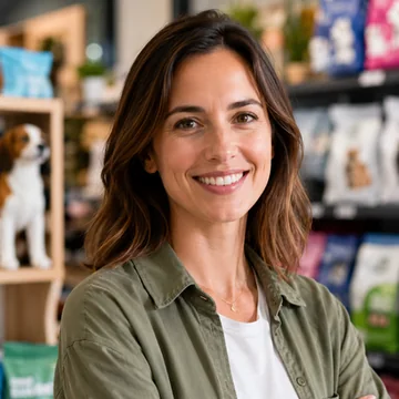 Representative portrait of a North American pet-care brand buyer